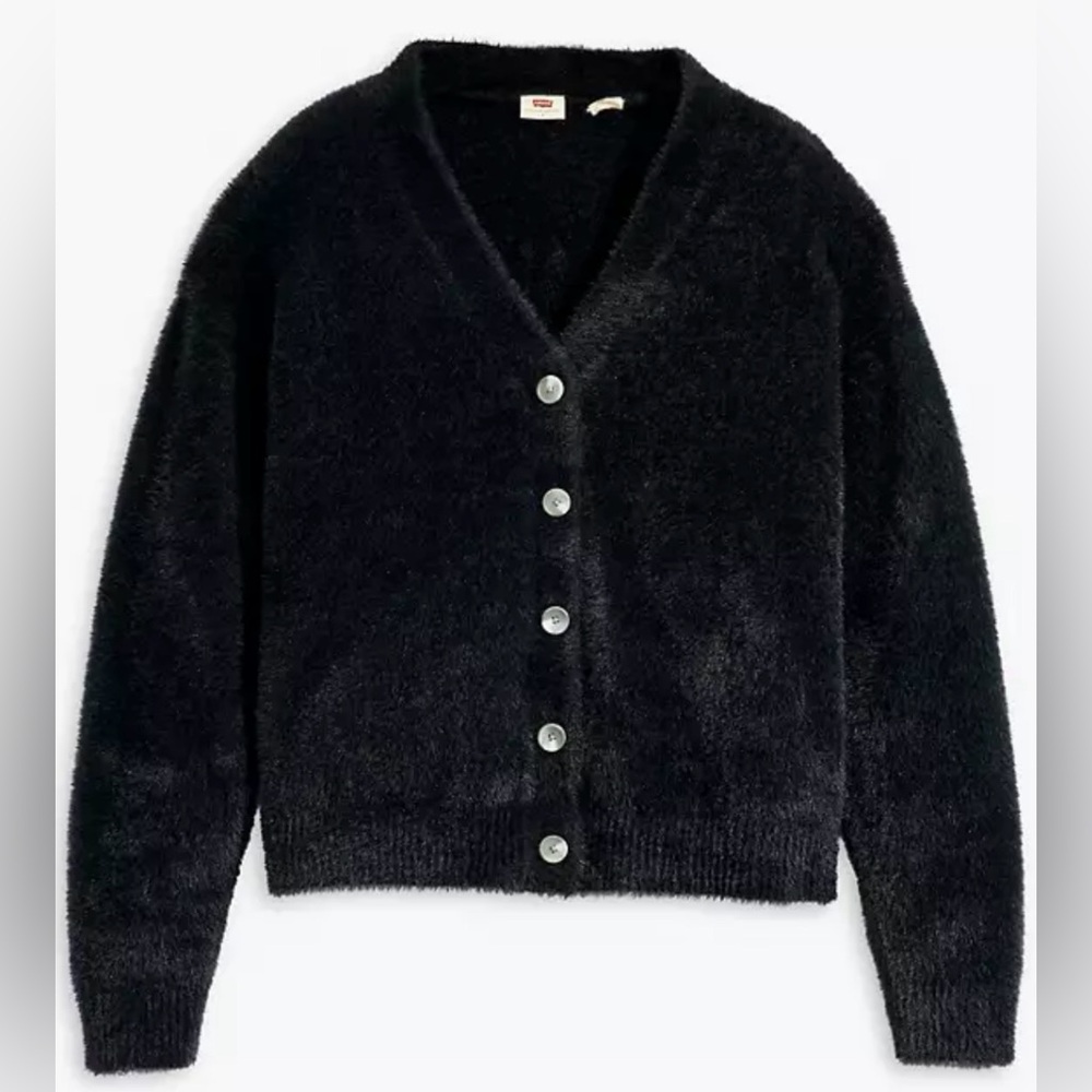 LEVI’S Black Gallery Cardigan women size large
